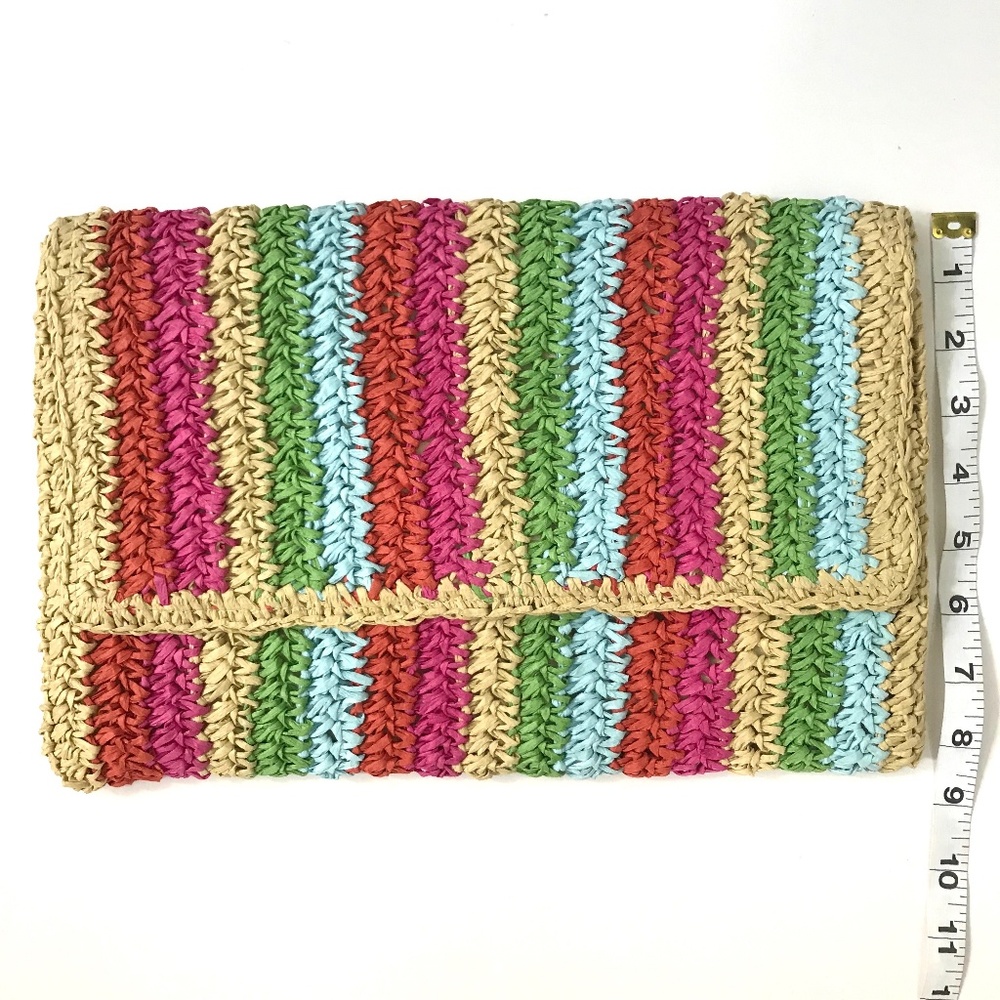 Straw Studios Extra Large Envelope Clutch - Picture 1 of 6
